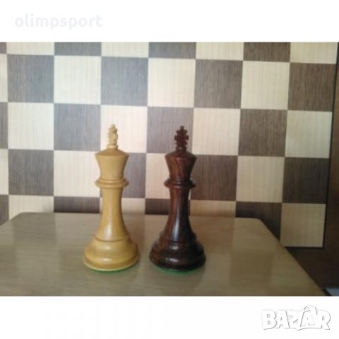 Шахматни  Дървени Фигури SUPREME Стаунтон 6 дизайн, Палисандър.  Изработка - Чемшир / Палисандър.  , снимка 3 - Шах и табла - 37591833