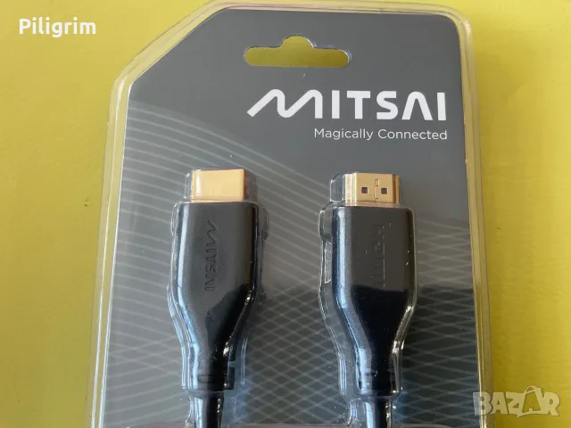 HDMI-HDMI (M-M) видео кабел, дълъг 1,5 метра, от Mitsai (модел Magically Connected)., снимка 2 - Кабели и адаптери - 55178200