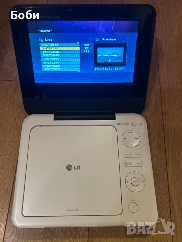 LG portable DVD player DP 450, снимка 3 - Плейъри, домашно кино, прожектори - 56302391