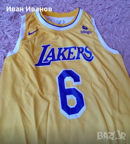 Чисто нов оригинален екип на Los Angelis Lakers - LeBron James, снимка 4 - Баскетбол - 50661640