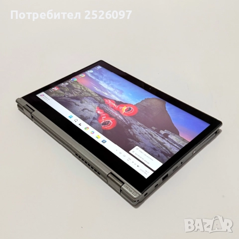Lenovo ThinkPad L390 Yoga/IPS Touch/i5-8265U/8GB/128GB NVMe/Подсветка, снимка 6 - Лаптопи за работа - 52919654