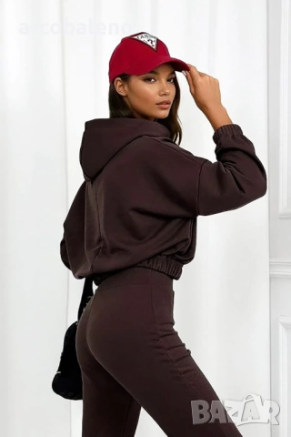 Дамски комплект от суитшърт и панталон Melissa, 5цвята , снимка 4 - Комплекти - 51987271