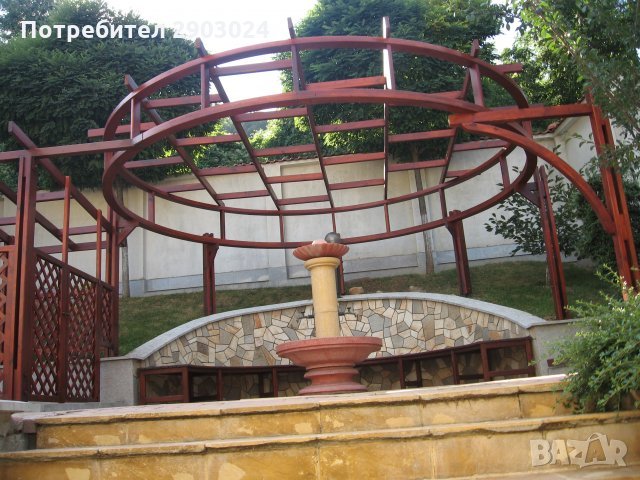 Беседки, пергули и градински мебели, снимка 9 - Градински мебели, декорация  - 31067153