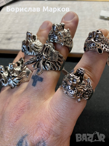  Пръстени стомана, снимка 16 - Други ценни предмети - 33523353