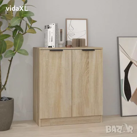 vidaXL Сайдборд, сонома дъб, 60x30x70 см, инженерно дърво, снимка 2 - Бюфети - 56148059