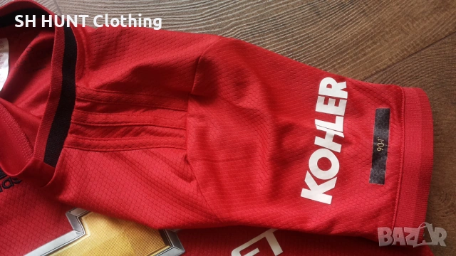 Adidas FC MANCHESTER UNITED Kids Football T-Shirt Размер 9-10 г / 140 см детска футбол тениска 35-66, снимка 7 - Детски тениски и потници - 53126854