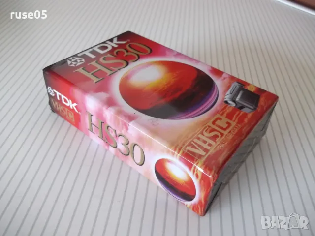 Видеокасета "TDK - HS30 - EC-30HSEN" нова, снимка 6 - Чанти, стативи, аксесоари - 49701412