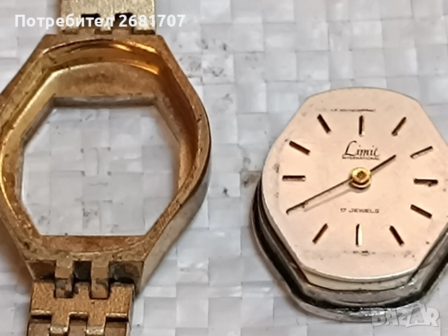 позлатен часовник Limit, снимка 5 - Дамски - 52955990