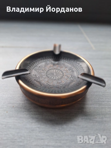 стилен пепелник от ковано желязо, снимка 2 - Други - 53327539