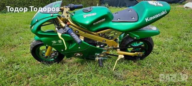 Мини мото ПИСТОВ pocket детски мотор Dirt bike 54cc, снимка 10 - Мотоциклети и мототехника - 54202932