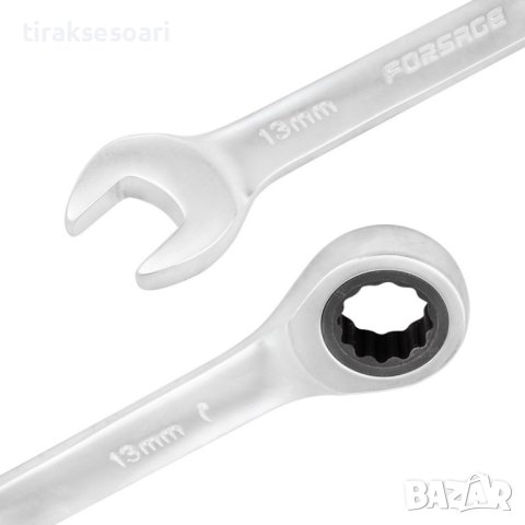 Комбиниран комплект ключове 27 части FORSAGE 6-32 mm, снимка 4 - Ключове - 44406392