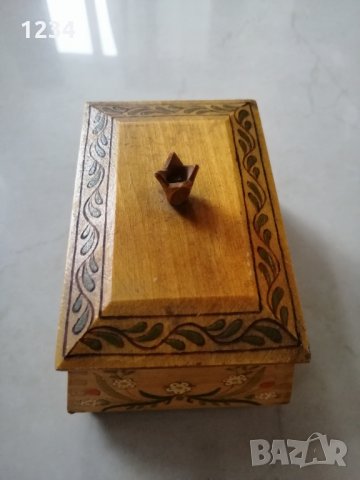 Дървена кутия 11 см. , снимка 7 - Други стоки за дома - 32064645