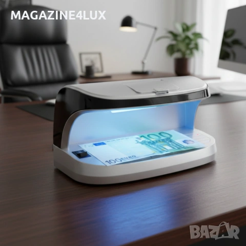 Детектор за фалшиви банкноти – преносим UV детектор с магнитен сензор и вградена батерия, снимка 4 - Друга електроника - 53074724