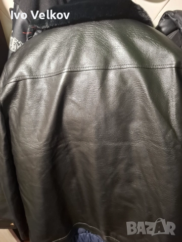 Зимно кожено яке(хл)!, снимка 2 - Якета - 52855569