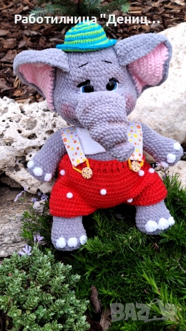 Слонче , снимка 4 - Плюшени играчки - 51638096