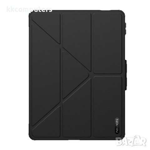 NILLKIN Bumper Leather Case Pro калъф за Xiaomi Pad 8 / 8 Pro със слайд капак за камера и Origami ст, снимка 2 - Калъфи, кейсове - 53188650