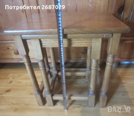 2 маси от дърво - комплект, снимка 5 - Маси - 29592002