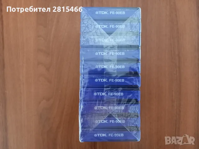 Лот 10бр. аудио касети TDK FE90 нови, снимка 4 - Аудио касети - 53578981