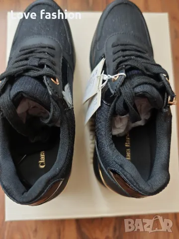 Черни маратонки тип сникърси, снимка 5 - Маратонки - 47487198
