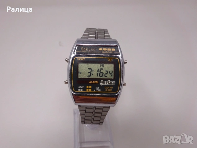 Eлектронен часовник Sakyno с мелодии, хронограф, снимка 2 - Мъжки - 53051265
