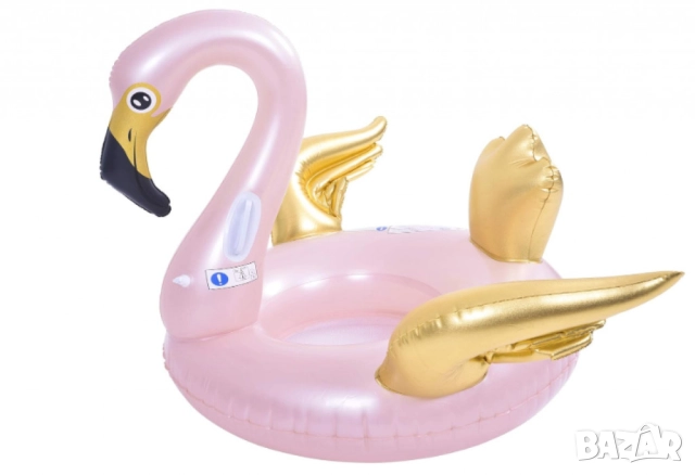 Надуваемо фламинго, gold - 115см, снимка 3 - Други стоки за дома - 52093882