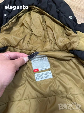 Висок клас дамска изолирана парка Didriksons Vibrant Dry5 Storm System Primaloft Long Parka , 40/М р, снимка 11 - Якета - 54357616