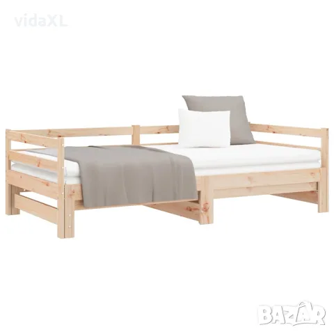 vidaXL Разтегателно дневно легло, без матрак, 80x200 см, снимка 5 - Спални и легла - 56147929