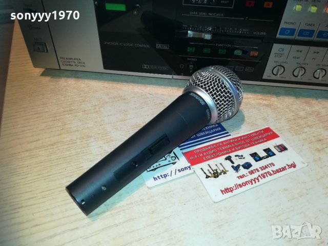shure sm58 swiss-внос швеицария 0312201757, снимка 2 - Микрофони - 31004695