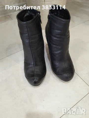 Дамски боти естествена кожа , снимка 2 - Дамски боти - 47648960