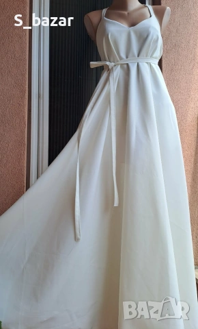 нова рокля с гол гръб, снимка 2 - Рокли - 54099490