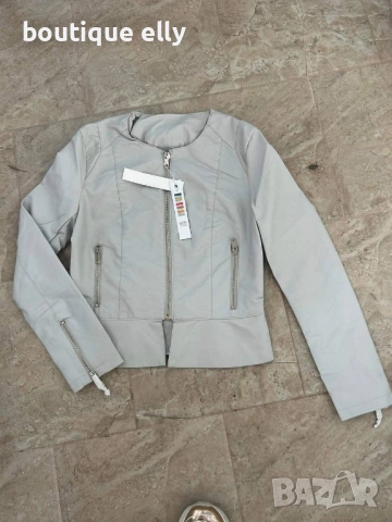 дамско кожено яке, снимка 5 - Якета - 51757648