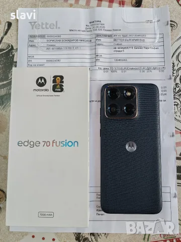 Motorola Edge 70 Fusion 12+256GB Нов, снимка 2 - Motorola - 55849189
