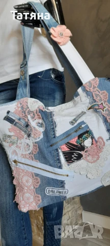 Чанта ръчна изработка , снимка 3 - Чанти - 50967473
