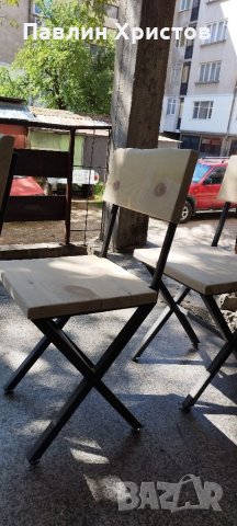 Пълен комплект столове и две пейки изработен от масив за вашия дом, хотел или заведение , снимка 3 - Столове - 41590132