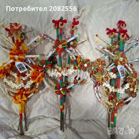 Сурвакници украсени, снимка 9 - Декорация за дома - 56168143