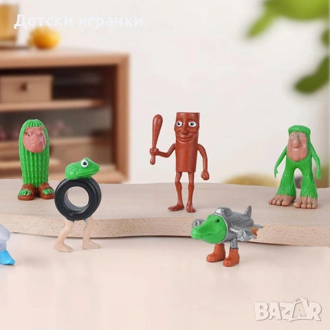 Фигурки Brainrot, 8 броя, с Тралалеро Тралала, Тунг Тунг, 3D, тик ток, снимка 5 - Фигурки - 53039726