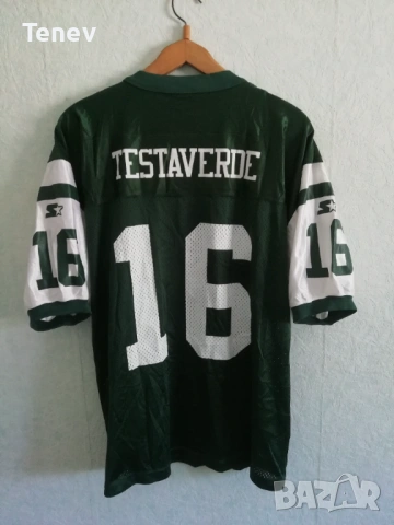 New York Jets Testaverde Jersey Starter NFL оригинална тениска фланелка джърси 
