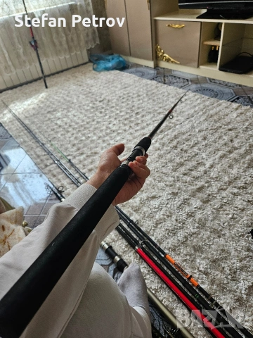 двоен прът за риболов, снимка 3 - Въдици - 54192378