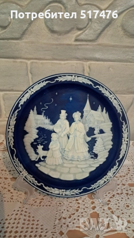 Колекционерски 3d чинии "Коледни камеи" , снимка 13 - Колекции - 52264506