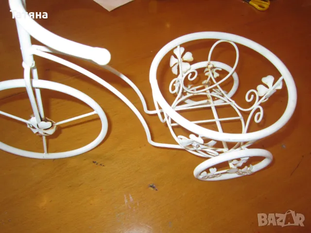  КОЛИЧКА /метална /; кашпи и цветарници /метал / за декорация  на цветя , снимка 11 - Градински мебели, декорация  - 29998288