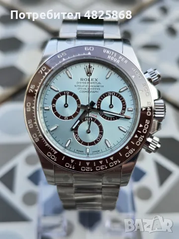 Rolex Daytona 126506 VSF 1:1 Best Edition Ice Blue Dial (Weighted)., снимка 3 - Луксозни - 56136524