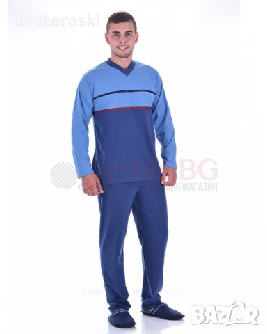 Мъжка пижама с къс ръкав 4 ХЛ, снимка 3 - Бельо - 18846359