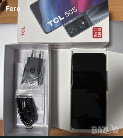 Смартфон TCL 505 128GB / 8GB RAM Space Gray, снимка 3 - Телефони с две сим карти - 53036327