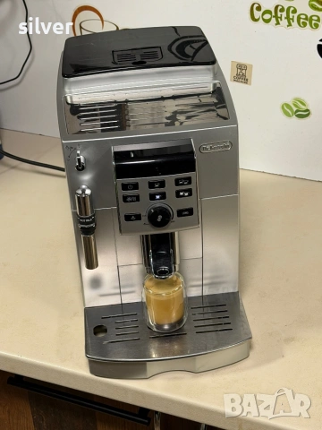 Кафемашина кафе автомат delonghi magnifica S с гаранция, снимка 3 - Кафемашини - 53208213