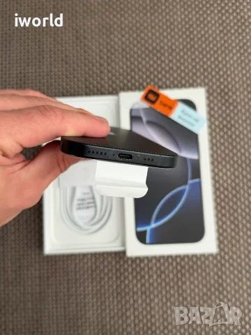 100% Батерия🔋 ❗️ iPhone 16 Pro ❗️Лизинг от 30€/мес ❗️Black Titanium 128Gb - черен / като нов! , снимка 9 - Apple iPhone - 55832745