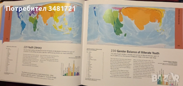 The Atlas of the Real World. Mapping the Way we Live, снимка 9 - Енциклопедии, справочници - 52903209