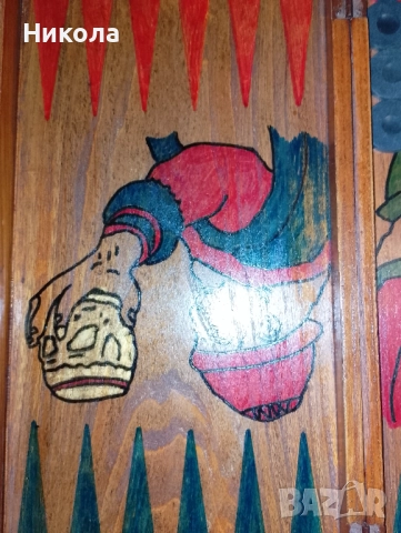  Шах-табла 48/48,,хан Крум" с пулове, снимка 2 - Шах и табла - 41016677