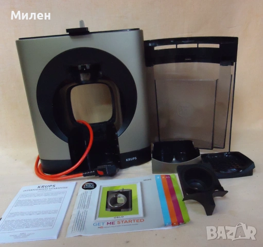 Кафемашина с гаранция 1 година NESCAFÉ® Dolce Gusto Krups Oblo.Anthracite, снимка 2 - Кафемашини - 53342975