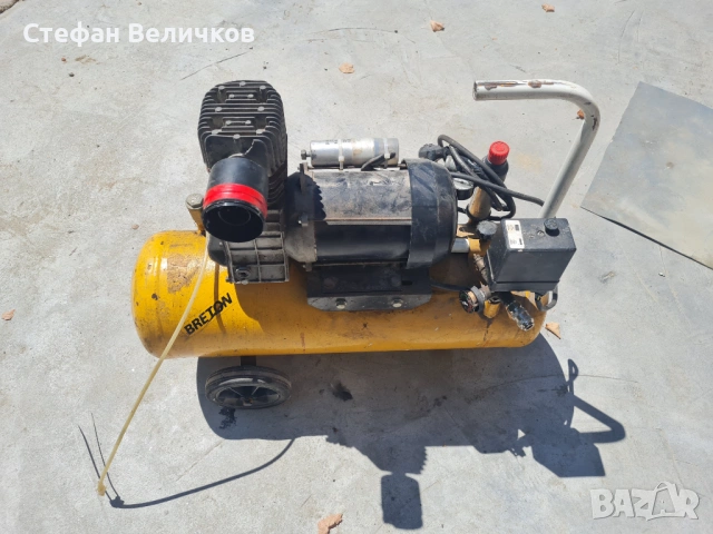 Маслен компресор за въздух BRETON / Balma – 24L, снимка 2 - Компресори - 54063601