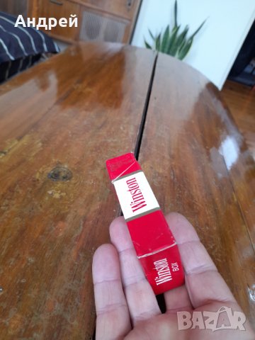 Стара кутия от цигари Winston, снимка 4 - Други ценни предмети - 39578961